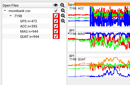 sensors selection