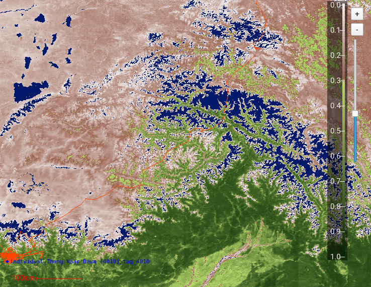 MODIS Vegetation data